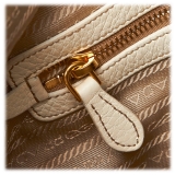 Prada Vintage - Nylon Shoulder Bag - Bianco - Borsa in Pelle - Alta Qualità Luxury