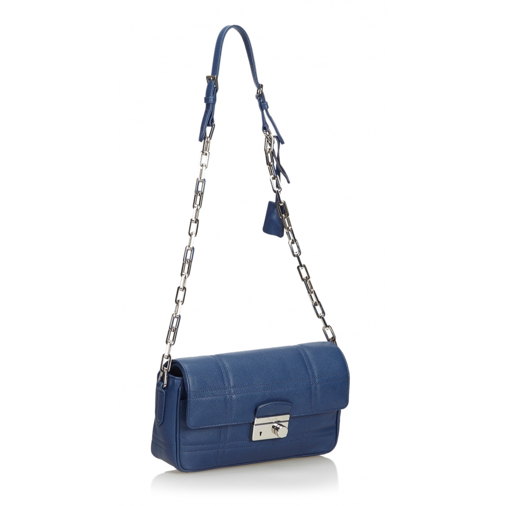 PRADA-Logo-Nylon-Canvas-Hand-Bag-Pouch-Purse-Light-Blue-MV515 –  dct-ep_vintage luxury Store