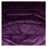 Prada Vintage - Nylon Bomber Shoulder Bag - Purple - Leather Handbag - Luxury High Quality