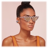Fendi - DeFender - Occhiali da Sole Flat Top - Pois - Occhiali da Sole - Fendi Eyewear