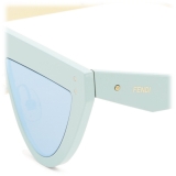 Fendi - DeFender - Flat Top Sunglasses - Aqua Green - Sunglasses - Fendi Eyewear