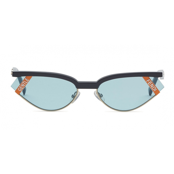 Fendi - Gentle Monster No. 01 - Occhiali da Sole Cat Eye - Grigio Azzurro - Occhiali da Sole - Fendi Eyewear