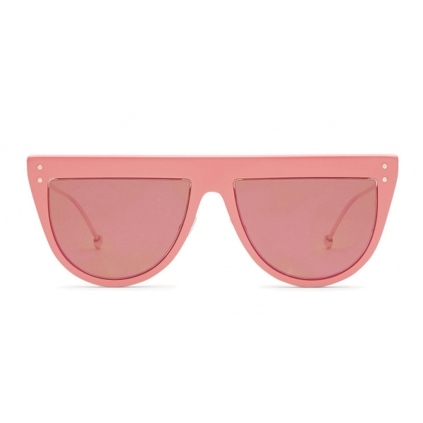 Fendi - DeFender - Occhiali da Sole Aviator - Rosa - Occhiali da Sole - Fendi Eyewear