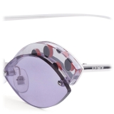 Fendi - DeFender - Aviator Sunglasses - Silver - Pois - Sunglasses - Fendi Eyewear
