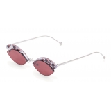 Fendi - DeFender - Occhiali da Sole Aviator - Rosso - Pois - Occhiali da Sole - Fendi Eyewear