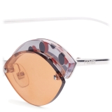 Fendi - DeFender - Occhiali da Sole Aviator - Oro - Pois - Occhiali da Sole - Fendi Eyewear