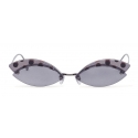 Fendi - DeFender - Aviator Sunglasses - Ruthenium - Pois - Sunglasses - Fendi Eyewear