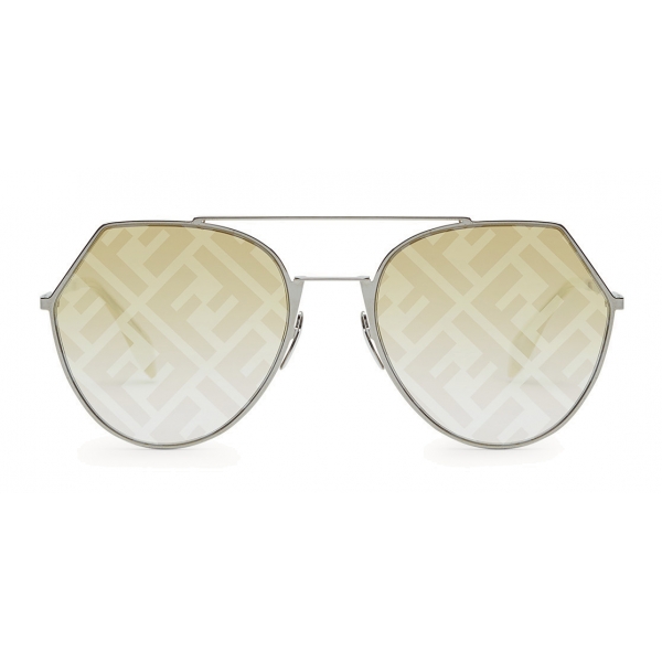 Fendi - Eyeline - Aviator Sunglasses - Ruthenium - Sunglasses - Fendi Eyewear