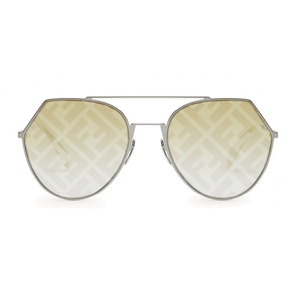 Fendi - Eyeline - Occhiali da Sole Aviator - Rutenio - Occhiali da Sole - Fendi Eyewear