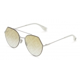 Fendi - Eyeline - Aviator Sunglasses - Ruthenium - Sunglasses - Fendi Eyewear