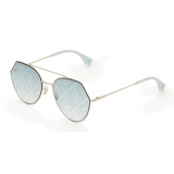 Fendi - Eyeline - Occhiali da Sole Aviator - Oro - Occhiali da Sole - Fendi Eyewear