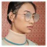 Fendi - Eyeline - Occhiali da Sole Aviator - Oro - Occhiali da Sole - Fendi Eyewear