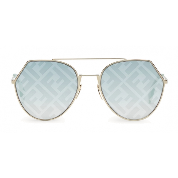 Fendi - Eyeline - Occhiali da Sole Aviator - Oro - Occhiali da Sole - Fendi Eyewear