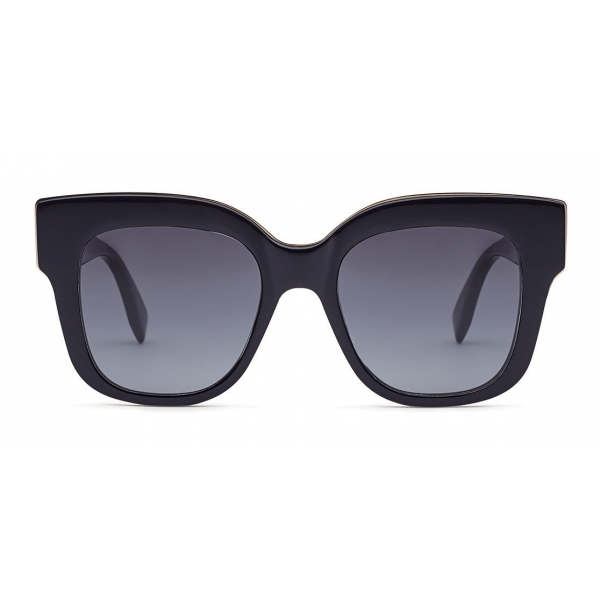 Fendi - F is Fendi - Occhiali da Sole Squadrati - Neri - Occhiali da Sole - Fendi Eyewear