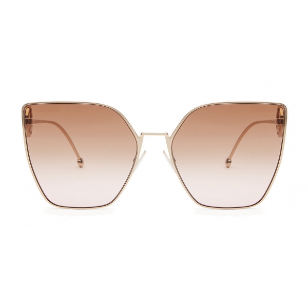 Fendi - F is Fendi - Cat Eye Sunglasses - Gold - Sunglasses - Fendi Eyewear