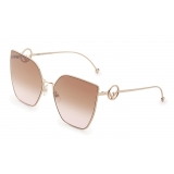 Fendi - F is Fendi - Occhiali da Sole Cat Eye - Oro - Occhiali da Sole - Fendi Eyewear