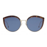 Fendi - F is Fendi - Cat Eye Sunglasses - Gold Havana FF - Sunglasses - Fendi Eyewear