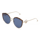 Fendi - F is Fendi - Cat Eye Sunglasses - Gold Havana FF - Sunglasses - Fendi Eyewear