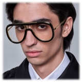 Fendi - Futuristic Fendi - Occhiali da Sole Mascherina - Oro Nero - Occhiali da Sole - Fendi Eyewear