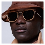 Fendi - Fendi Glass - Square Sunglasses - Transparent Gold - Sunglasses - Fendi Eyewear