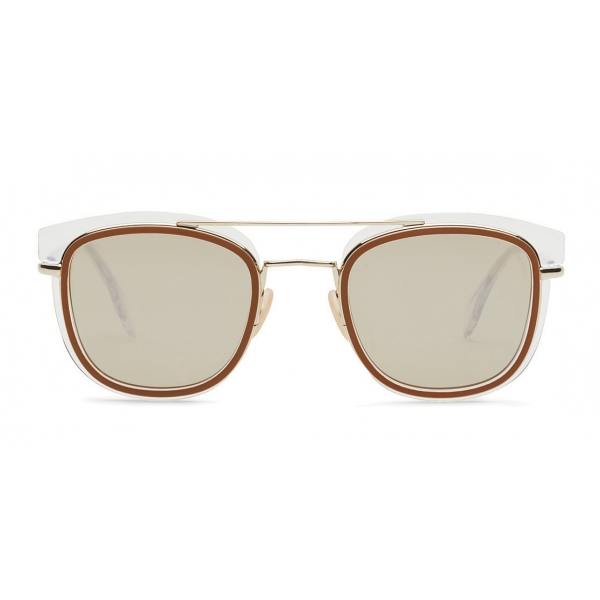 Fendi - Fendi Glass - Square Sunglasses - Transparent Gold - Sunglasses - Fendi Eyewear