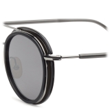 Fendi - Fendi Glass - Round Sunglasses - Grey Dark Ruthenium - Sunglasses - Fendi Eyewear