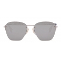 Fendi - FF- Rimless Sunglasses - Palladium - Sunglasses - Fendi Eyewear