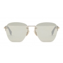 Fendi - FF - Occhiali da Sole Rimless - Oro - Occhiali da Sole - Fendi Eyewear