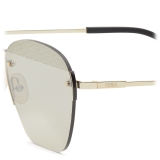 Fendi - FF - Occhiali da Sole Rimless - Oro - Occhiali da Sole - Fendi Eyewear