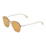 Fendi - FF - Occhiali da Sole Rimless - Rutenio - Occhiali da Sole - Fendi Eyewear