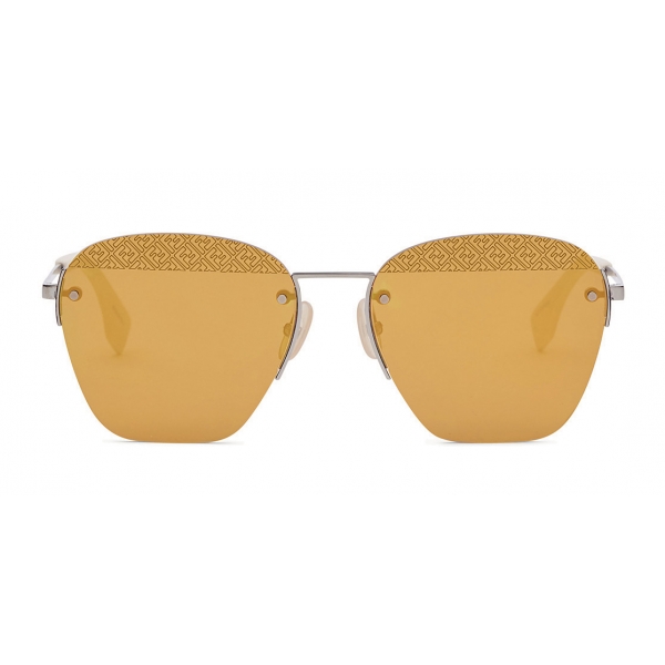 Fendi - FF- Rimless Sunglasses - Ruthenium - Sunglasses - Fendi Eyewear