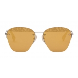 Fendi - FF - Occhiali da Sole Rimless - Rutenio - Occhiali da Sole - Fendi Eyewear