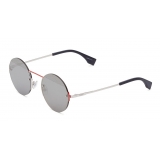 Fendi - FF- Round Sunglasses - Palladium - Sunglasses - Fendi Eyewear