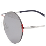 Fendi - FF- Round Sunglasses - Palladium - Sunglasses - Fendi Eyewear