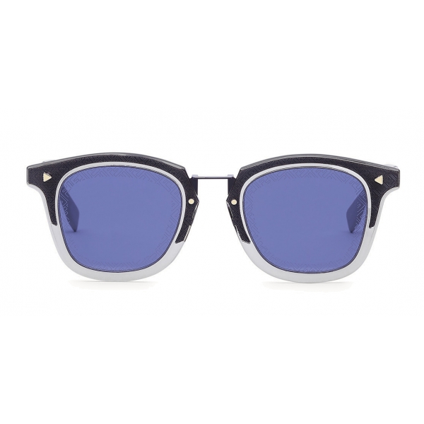 Fendi - FF - Occhiali da Sole Quadrati - Grigio Oro - Occhiali da Sole - Fendi Eyewear