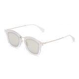 Fendi - FF- Square Sunglasses - Transparent Gold - Sunglasses - Fendi Eyewear
