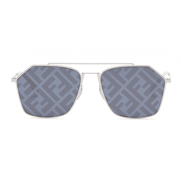 Fendi - Eyeline - Rectangular Sunglasses - Palladium - Sunglasses - Fendi Eyewear