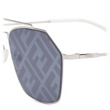 Fendi - Eyeline - Rectangular Sunglasses - Palladium - Sunglasses - Fendi Eyewear