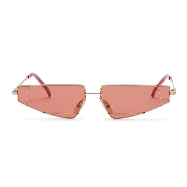 Fendi - FendiFiend - Cat Eye Sunglasses - Gold Red - Sunglasses - Fendi Eyewear