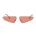 Fendi - FendiFiend - Occhiali da Sole Cat Eye - Oro Rosso - Occhiali da Sole - Fendi Eyewear