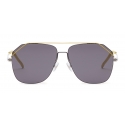 Fendi - FendiFiend - Occhiali da Sole Cat Eye - Oro Giallo - Occhiali da Sole - Fendi Eyewear