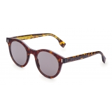 Fendi - Urban - Occhiali da Sole Rotondi - Havana - Occhiali da Sole - Fendi Eyewear