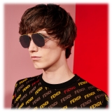 Fendi - FendiFiend - Cat Eye Sunglasses - Gold Yellow - Sunglasses - Fendi Eyewear