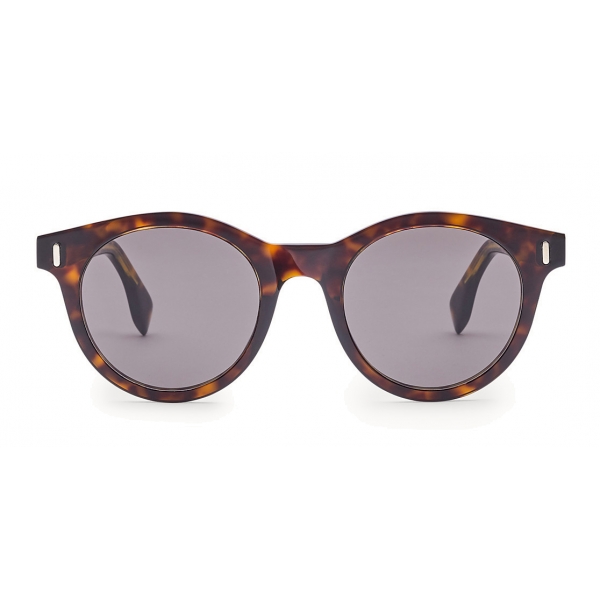 Fendi - Urban - Round Sunglasses - Havana - Sunglasses - Fendi Eyewear