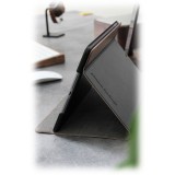 Woodcessories - Copertina Rigida in Noce e Pelle - iPad Air 2 - Custodia Flip - Eco Flip Pelle e Legno