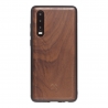Woodcessories - Eco Bump - Cover in Legno di Noce - Nero - Huawei P30 - Cover in Legno - Eco Case - Collezione Bumper