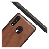 Woodcessories - Eco Bumper - Walnut Cover - Black - Huawei P30 Lite - Wooden Cover - Eco Case - Bumper Collection