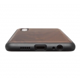 Woodcessories - Eco Bumper - Walnut Cover - Black - Huawei P20 Pro - Wooden Cover - Eco Case - Bumper Collection