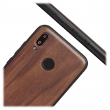Woodcessories - Eco Bumper - Walnut Cover - Black - Huawei P20 Lite - Wooden Cover - Eco Case - Bumper Collection