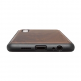 Woodcessories - Eco Bumper - Walnut Cover - Black - Huawei P20 Lite - Wooden Cover - Eco Case - Bumper Collection